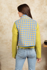 Printed Cute Casual Contrast Binidng Fleece Vest