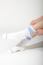 Striped ankle detail casual socks