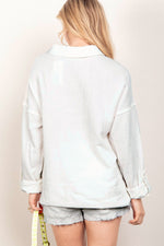 Cotton Gauze Woven Shirt Top & Shorts Set