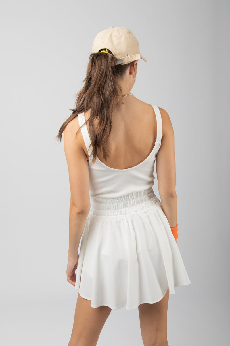 Sleeveless Tennis Dress w/ Built-In Short