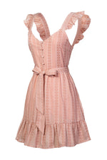 Sleeveless mini dress  with tiered