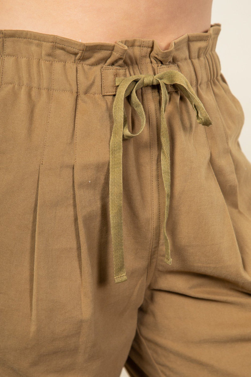 Soft Surroundings Medina Roll Tab Pull On Casual Pants Tan Size Large 14-16  - $29 - From Kelsey