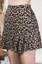 Leopard animal printed shorts