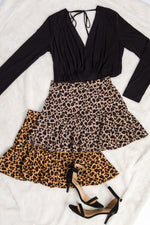 Leopard animal printed shorts