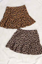 Leopard animal printed shorts