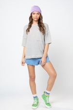 Casual soft waffle knit comfy top